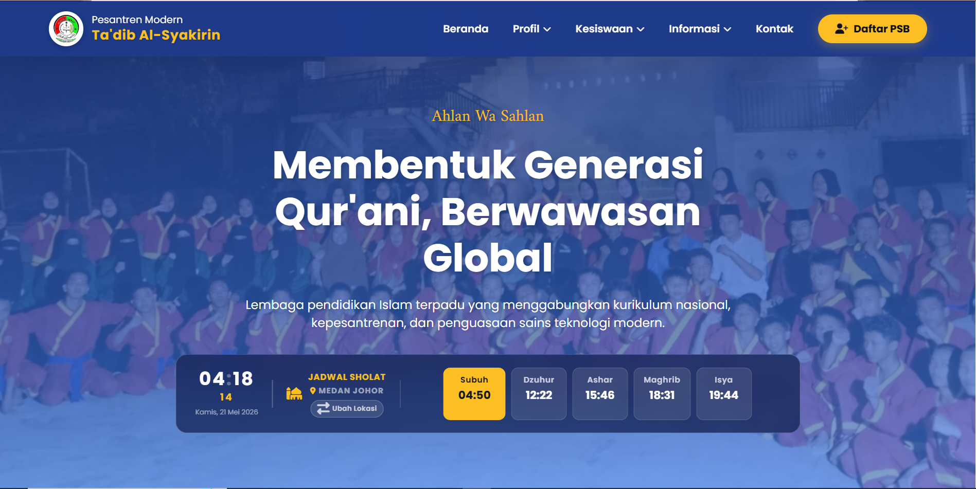 Website Profil & Pusat Informasi Sekolah